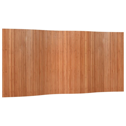 Room Divider Brown Width 400 cm Height 165 cm Bamboo