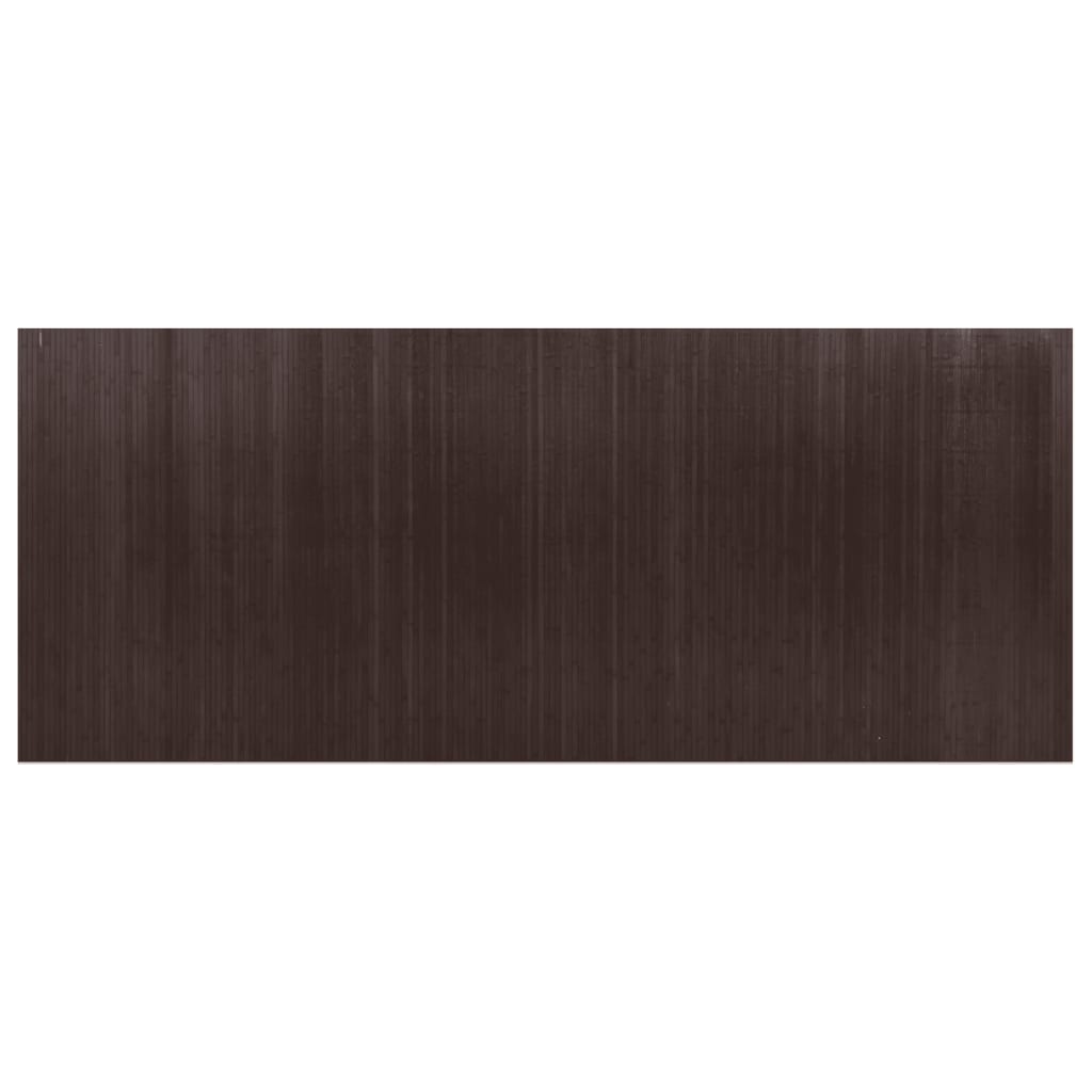Room Divider Dark Brown Width 400 cm Height 165 cm Bamboo