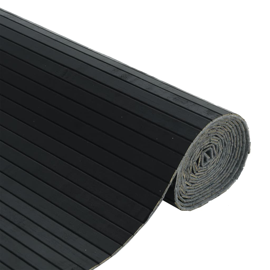 Room Divider Black Width 600 cm Height 165 cm Bamboo