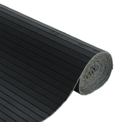 Room Divider Black Width 600 cm Height 165 cm Bamboo