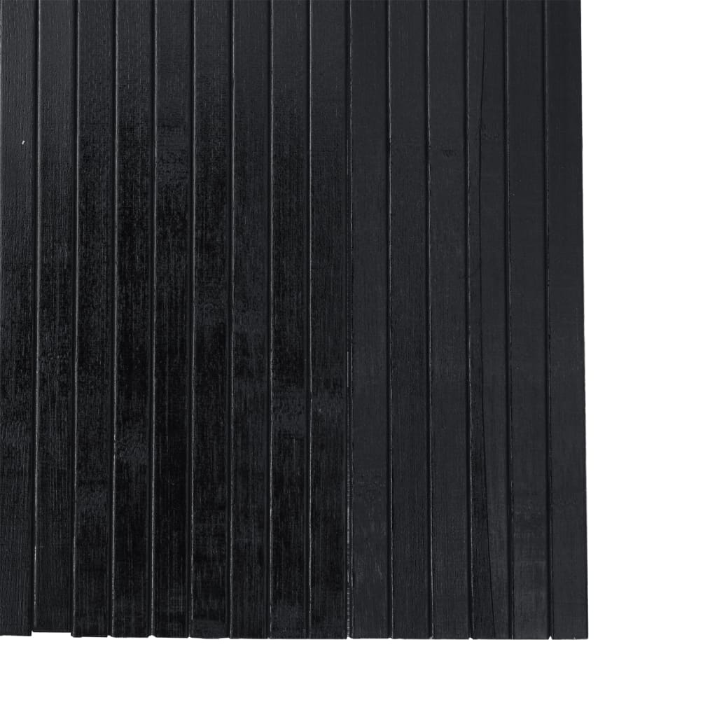 Room Divider Black Width 600 cm Height 165 cm Bamboo