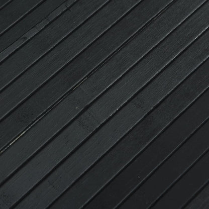 Room Divider Black Width 600 cm Height 165 cm Bamboo