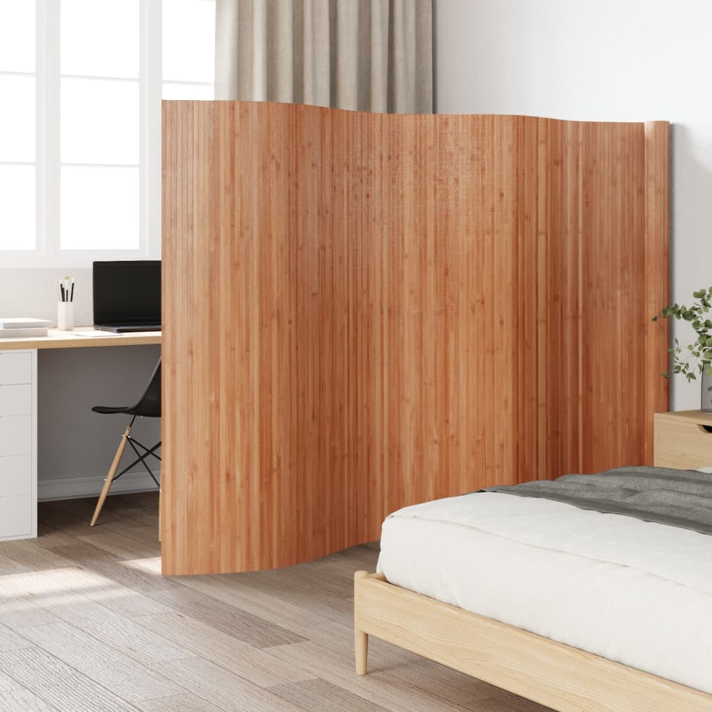 Room Divider Natural Width 600 cm Height 165 cm Bamboo
