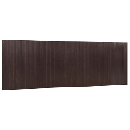 Room Divider Dark Brown Width 600 cm Height 165 cm Bamboo