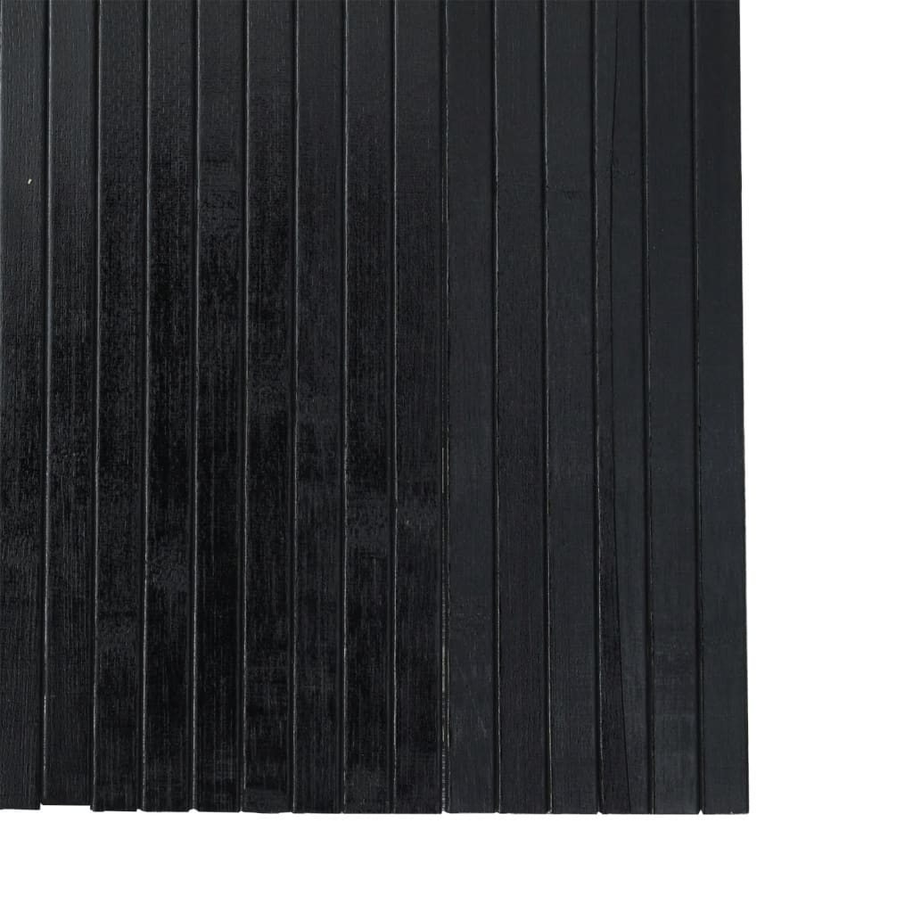 Room Divider Black Width 800 cm Height 165 cm Bamboo