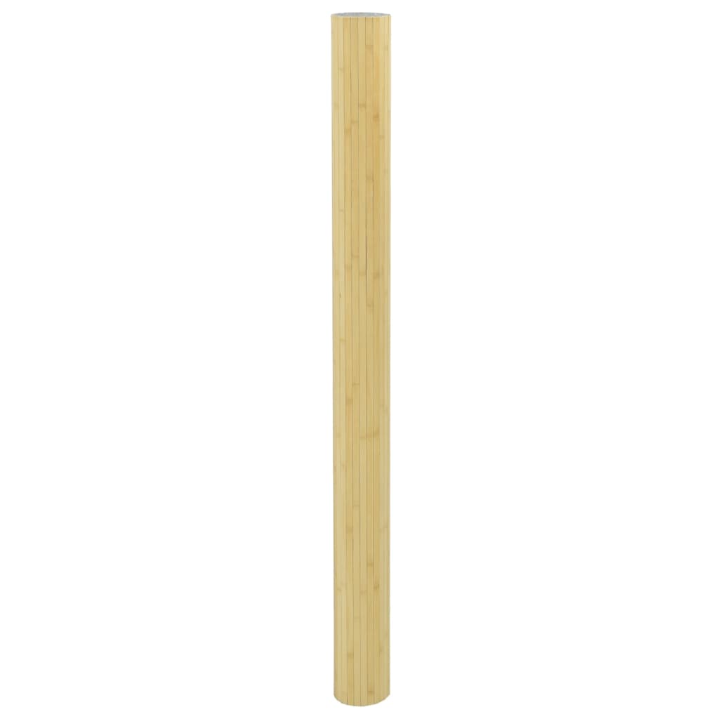 Room Divider Light Natural Width 800 cm Height 165 cm Bamboo