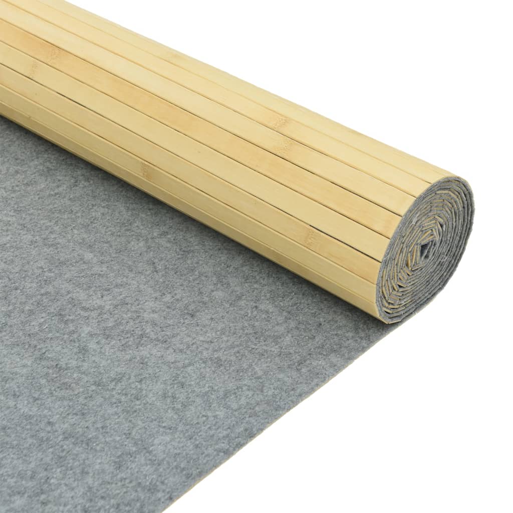 Room Divider Light Natural Width 800 cm Height 165 cm Bamboo