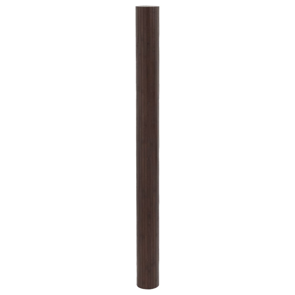 Room Divider Dark Brown Width 800 cm Height 165 cm Bamboo