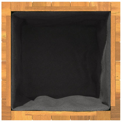 Garden Planter 45x45x45 cm Solid Wood Acacia
