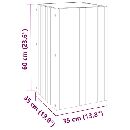 Garden Planter 35x35x60 cm Solid Wood Acacia