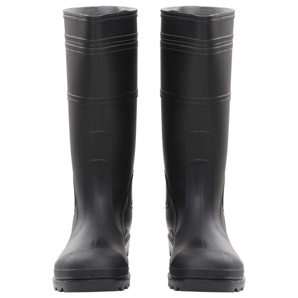Rain Boots Black Size 44 PVC