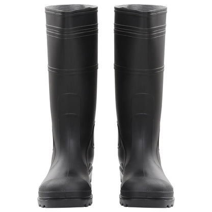 Rain Boots Black Size 44 PVC