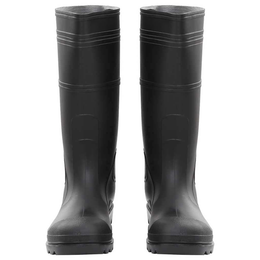 Rain Boots Black Size 46 PVC