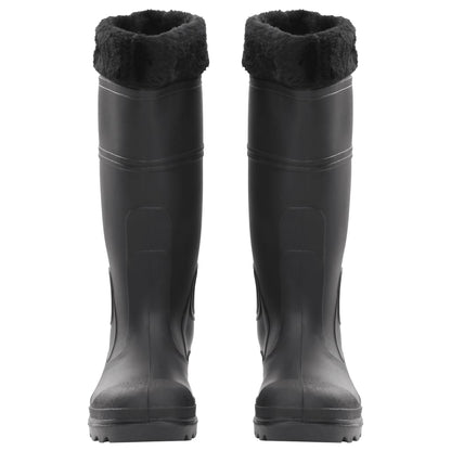 Rian Boots with Removable Socks Black Size 39 PVC