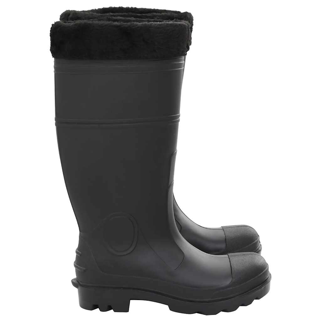 Rian Boots with Removable Socks Black Size 40 PVC