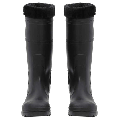 Rian Boots with Removable Socks Black Size 41 PVC