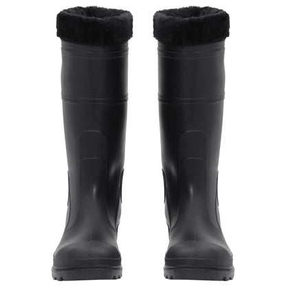 Rian Boots with Removable Socks Black Size 43 PVC