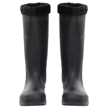 Rian Boots with Removable Socks Black Size 44 PVC