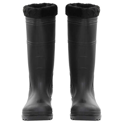 Rian Boots with Removable Socks Black Size 44 PVC