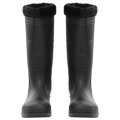 Rian Boots with Removable Socks Black Size 45 PVC