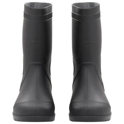 Rain Boots Black Size 45 PVC
