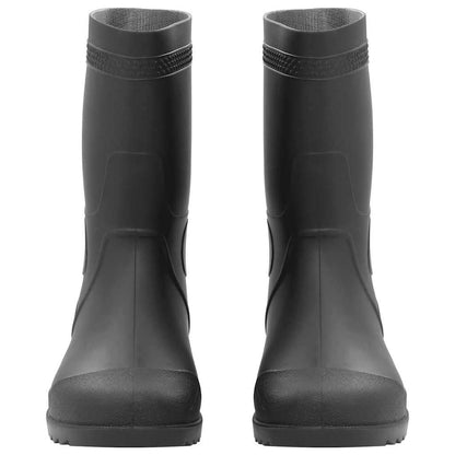 Rain Boots Black Size 45 PVC