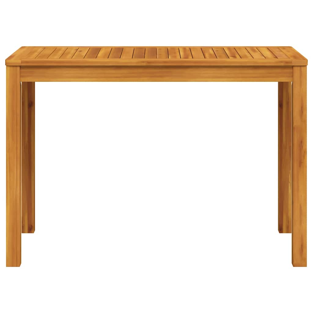 Garden Dining Table 110x55x75 cm Solid Wood Acacia
