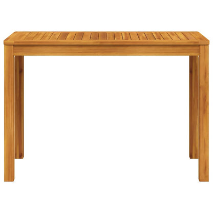 Garden Dining Table 110x55x75 cm Solid Wood Acacia