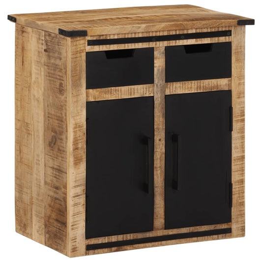 Sideboard with 2 Drawers 55x35x60 cm Solid Wood Mango