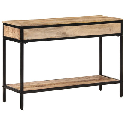 Console Table 100x35x70 cm Solid Rough Wood Mango