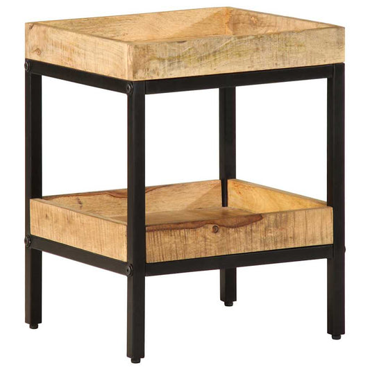 Side Table Brown 35 x 35 x 45 cm Solid Mango Wood