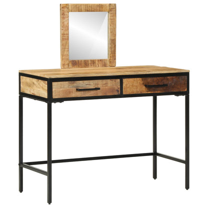 Dressing Table Brown 100 x 40 x 120 cm Solid Mango wood