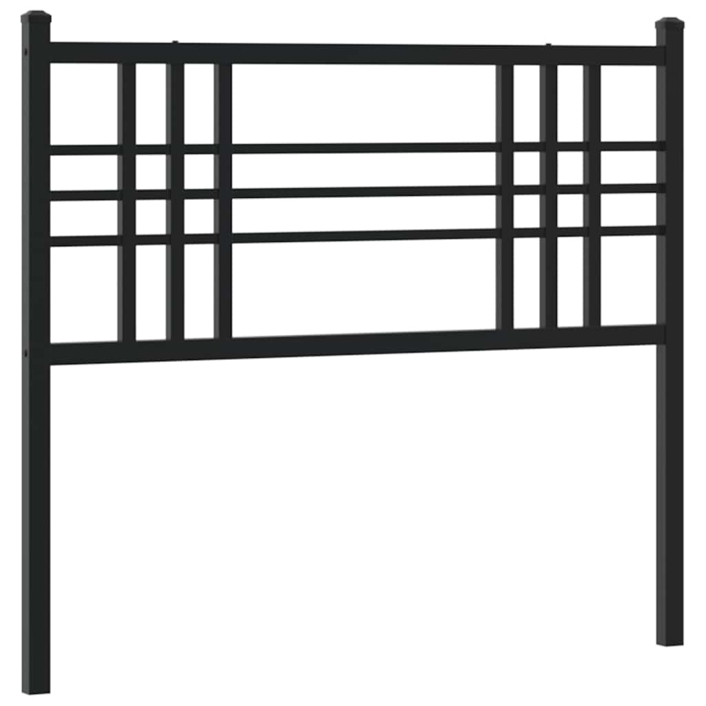 Metal Replace Headboard Black 100cm