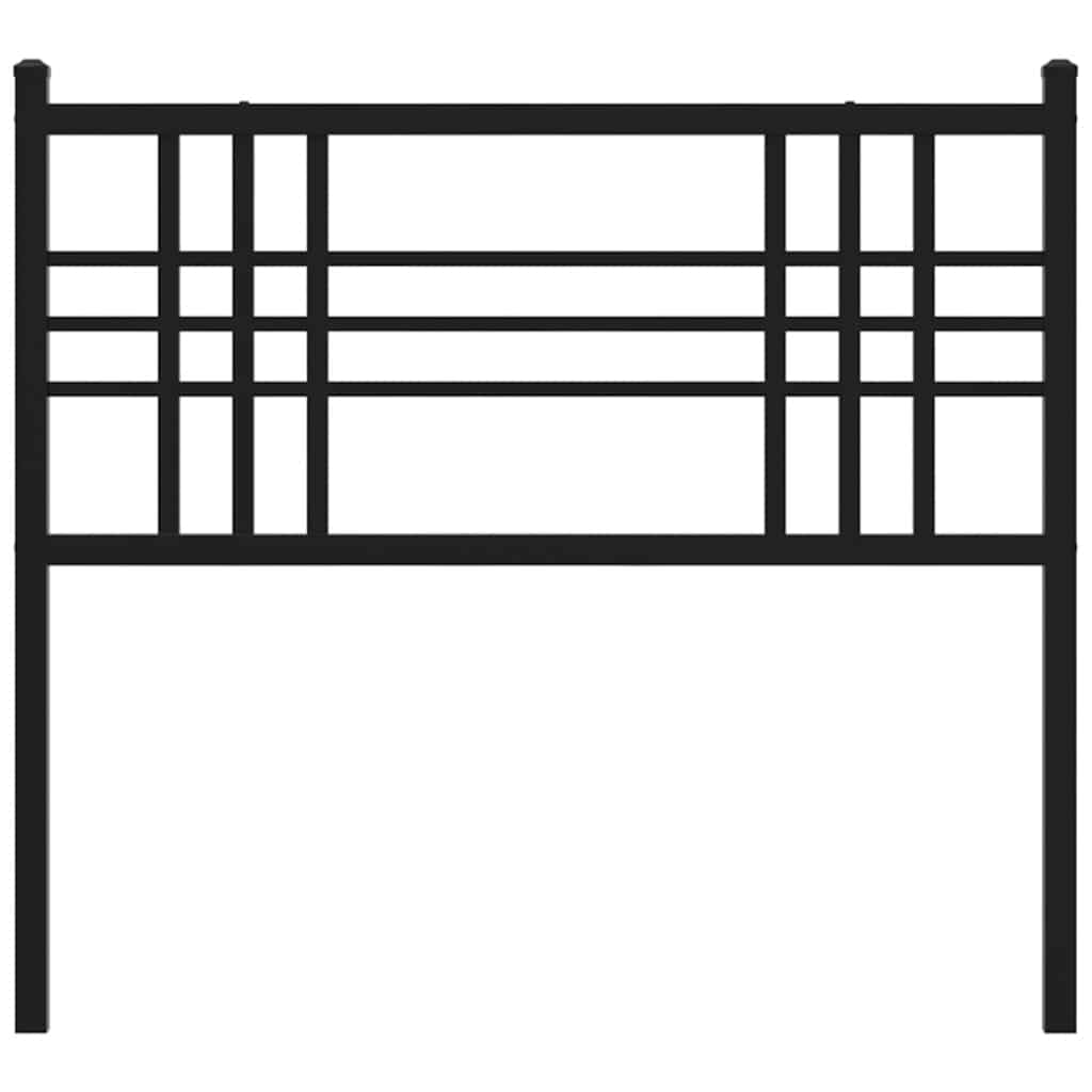 Metal Replace Headboard Black 100cm