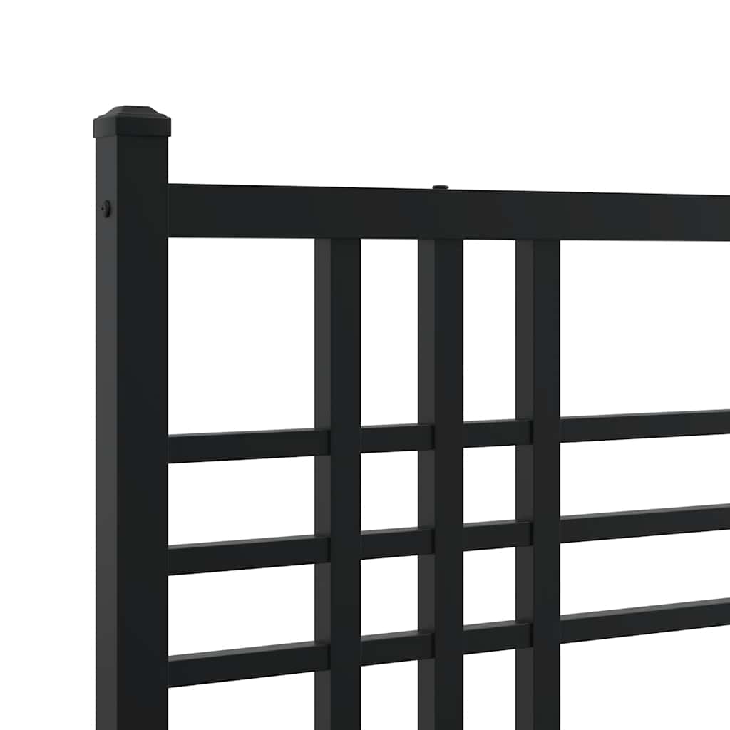 Metal Replace Headboard Black 100cm