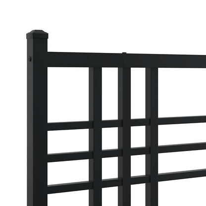 Metal Replace Headboard Black 100cm