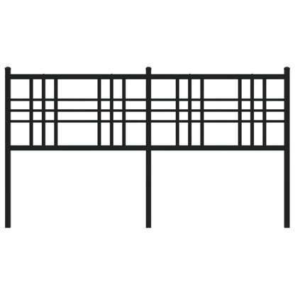 Metal Replace Headboard Black 160cm