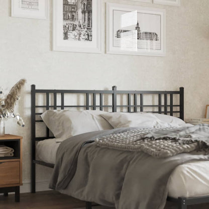 Metal Replace Headboard Black 160cm