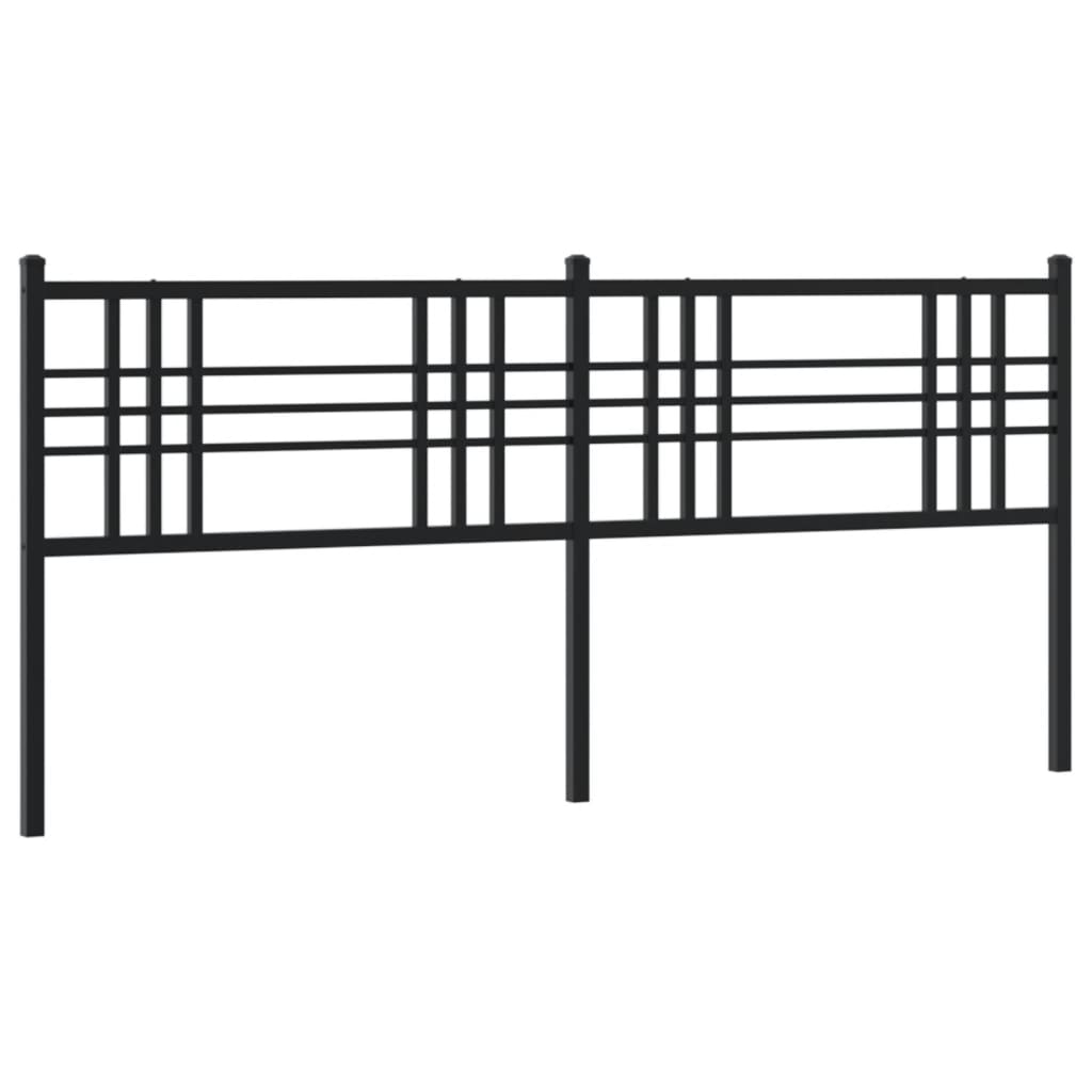 Metal Replace Headboard Black 193cm