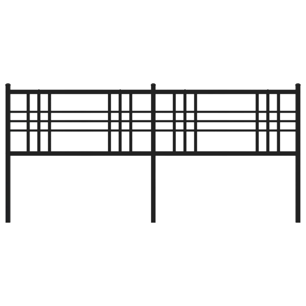 Metal Replace Headboard Black 193cm
