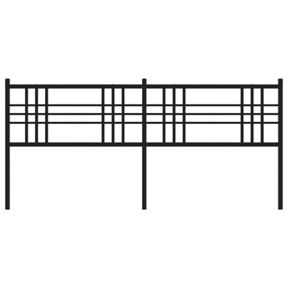 Metal Replace Headboard Black 200cm