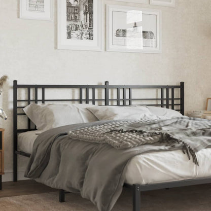Metal Replace Headboard Black 200cm