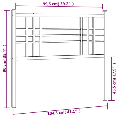 Metal Replace Headboard White 100cm