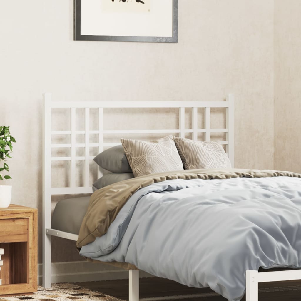 Metal Replace Headboard White 100cm
