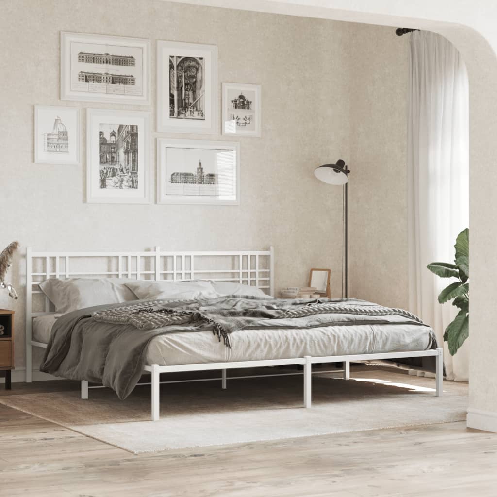 Metal Replace Headboard White 193cm