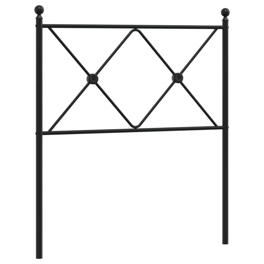 Metal Replace Headboard Black 75cm
