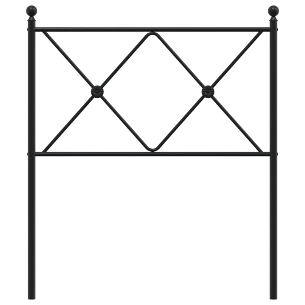 Metal Replace Headboard Black 75cm