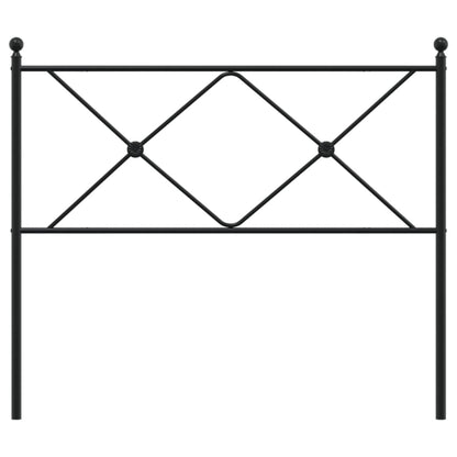Metal Replace Headboard Black 107cm