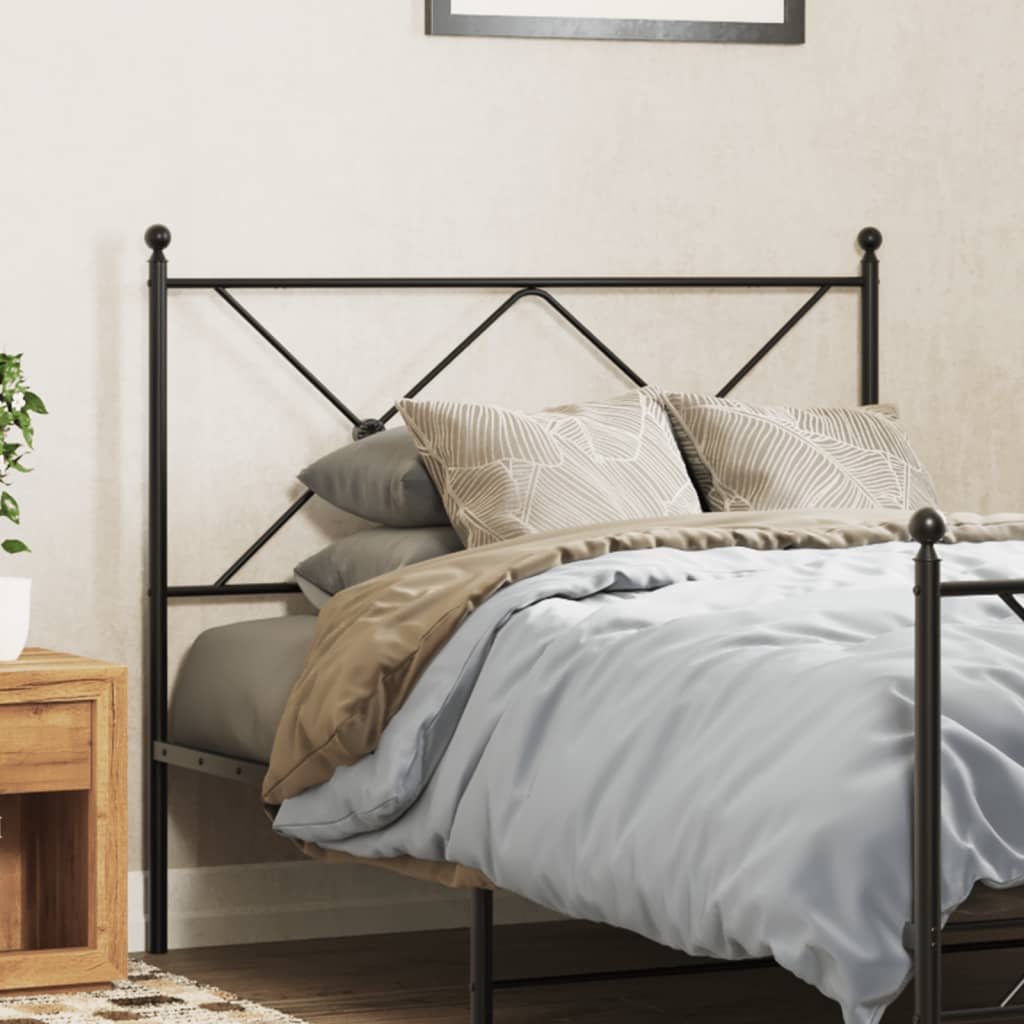 Metal Replace Headboard Black 107cm