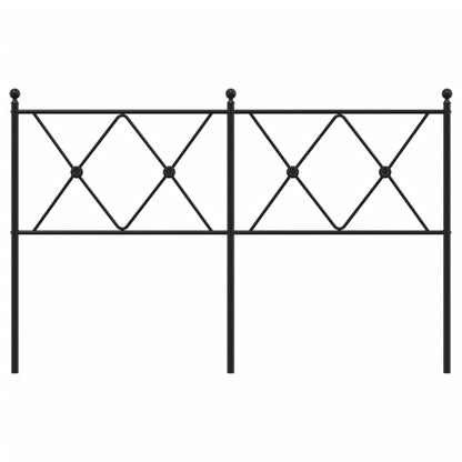 Metal Replace Headboard Black 137cm